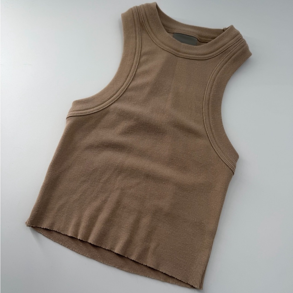 Kith Tiana Ribbed Knit Cropped Tank